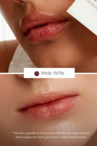 Birdiejay Beauty Labs Peptit Lip Glass Mob Wife Nemlendirici Dudak Balmı Koyu Kahverengi 15 ml