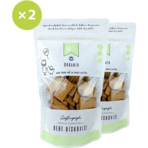 OG Natural Organik Zeytinyağlı Sütsüz Yumurtasız +6 Ay Bebek Bisküvisi 300 gr
