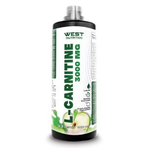 West Nutrition L-Karnitin 3000 mg 1000 ml 33 Servis Yeşil Elma Aromalı