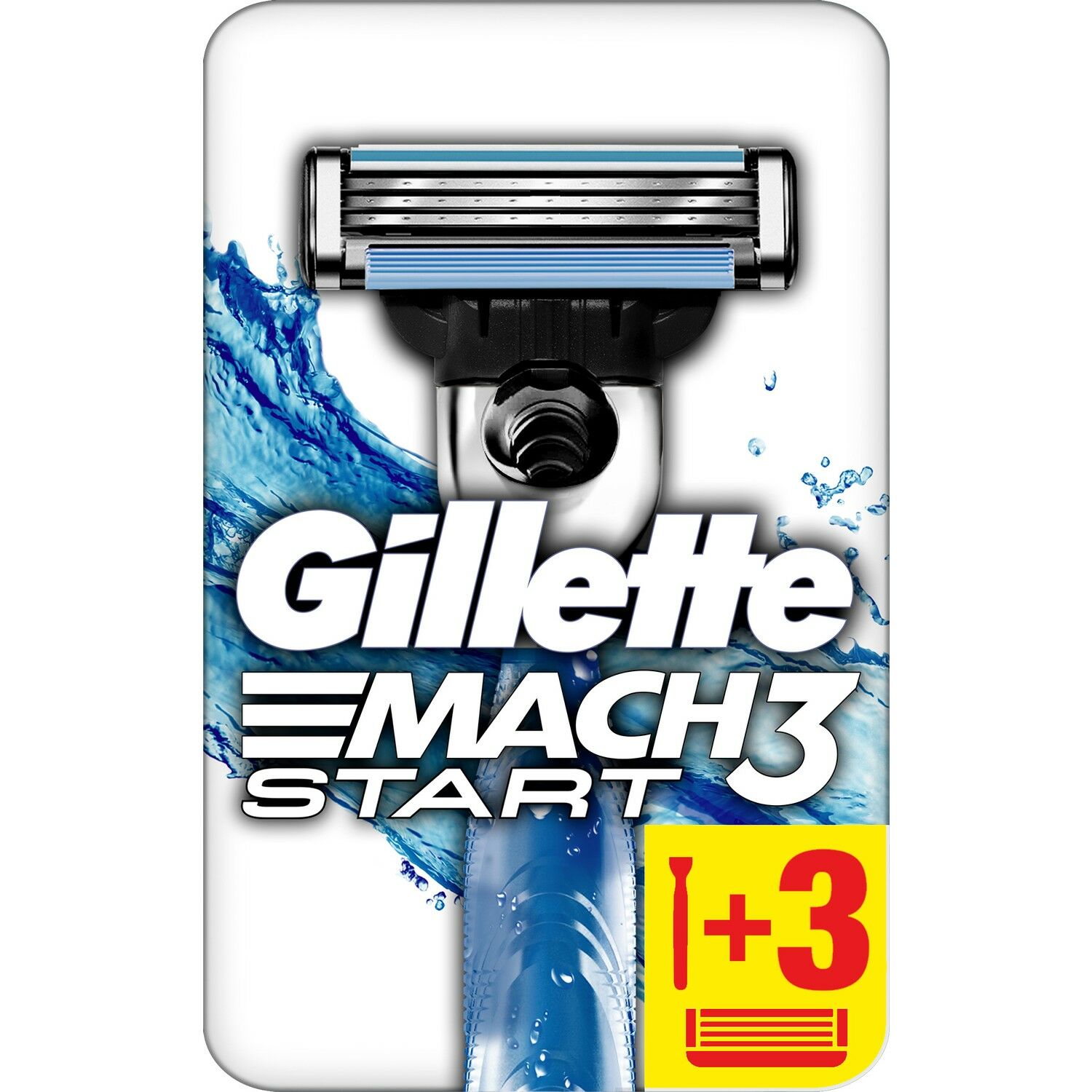 Gillette Mach3 Start Tıraş Makinesi + 3 Yedek Bıçak