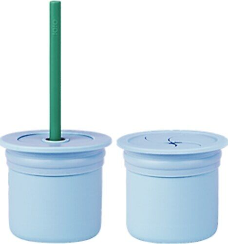 Oioi Ham+Hüp Pipetli 6 Ay+ Bardak Seti - Mavi & Yeşil