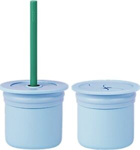 Oioi Ham+Hüp Pipetli 6 Ay+ Bardak Seti - Mavi & Yeşil