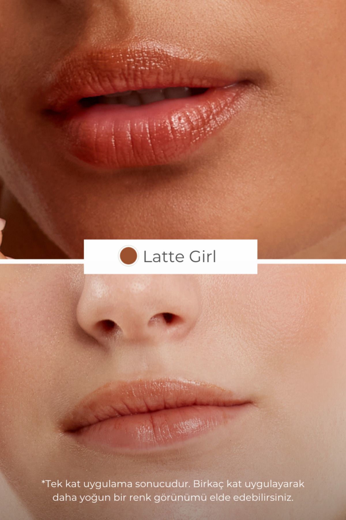 Birdiejay Beauty Labs Peptit Lip Glass Latte Girl Nemlendirici Dudak Balmı Açık Kahverengi 15 ml