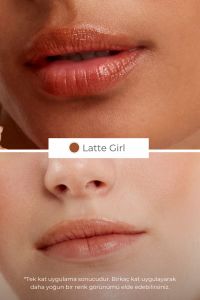 Birdiejay Beauty Labs Peptit Lip Glass Latte Girl Nemlendirici Dudak Balmı Açık Kahverengi 15 ml