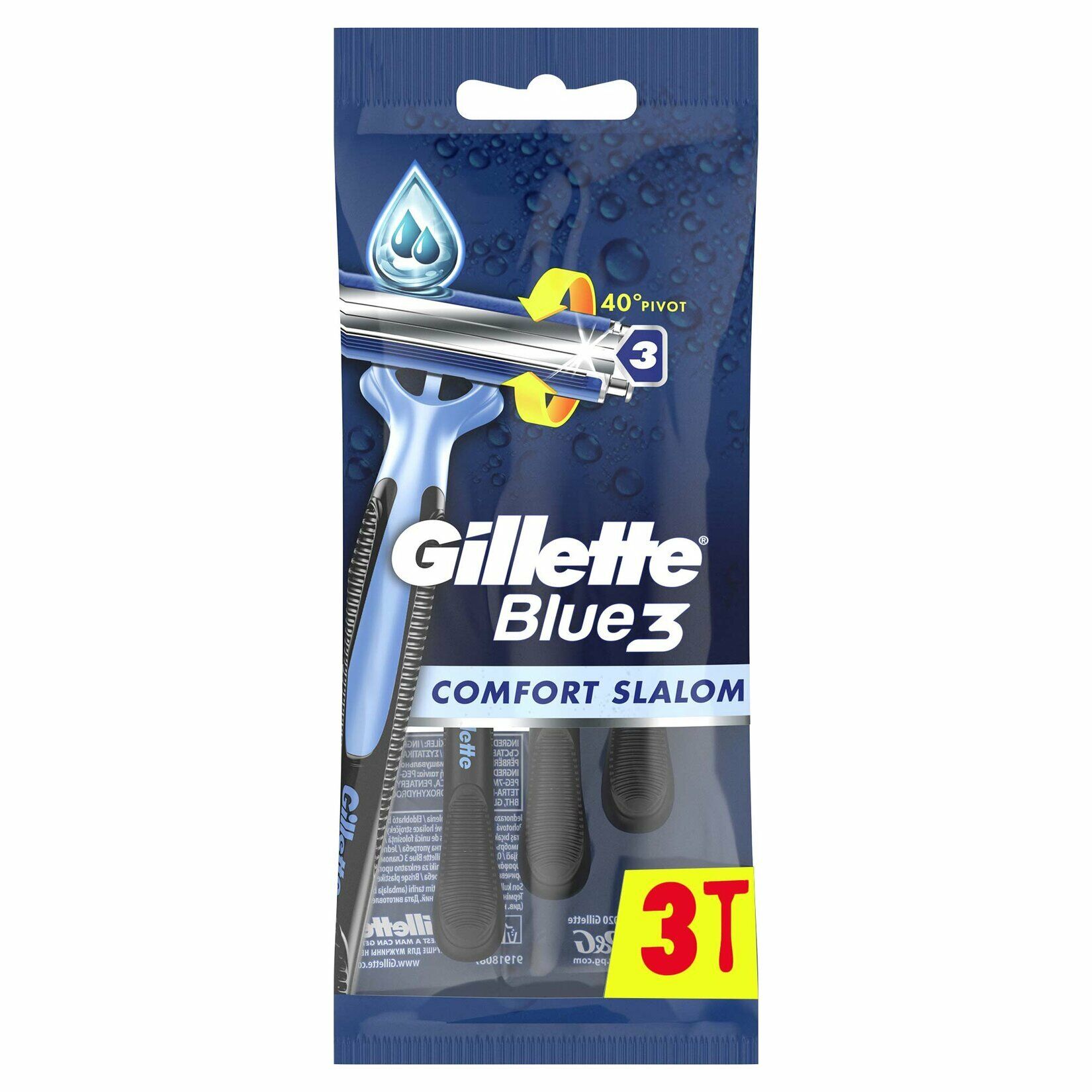 Gillette Blue-3 Comfort Slalom Kullan At Tıraş Bıçağı 3'lü