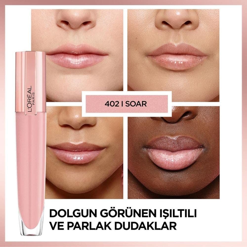 L'Oreal Paris Brilliant Signature Plump In Gloss Likit Ruj - 412 I Heighten