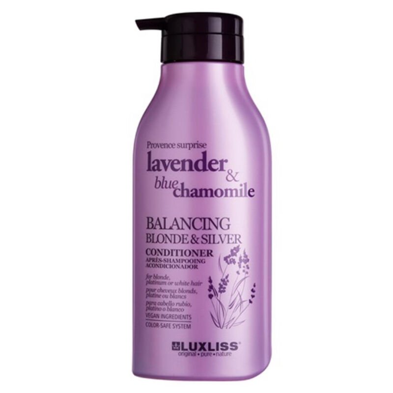 Luxliss Lavander Blue Chamomile Balancing Blonde Silver Conditioner 500 ml + Luxliss Şampuan 40 ml