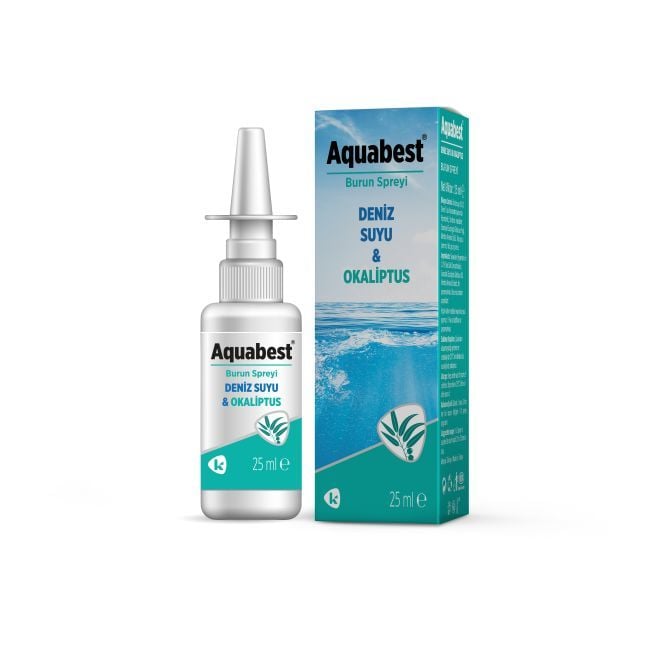 Aquabest Burun Spreyi Deniz suyu & Okaliptus 25ml