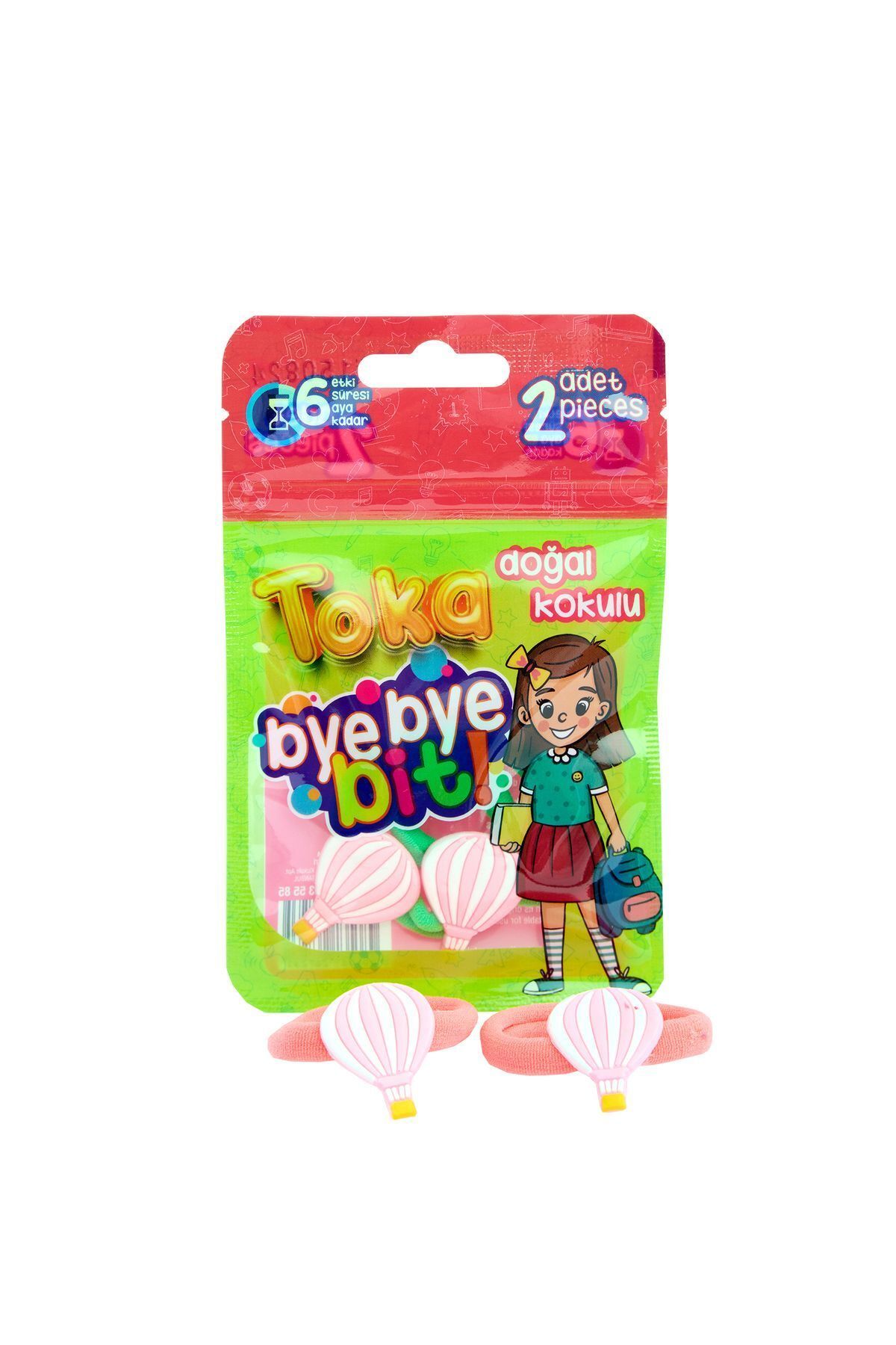 Bye Bye Bit Doğal Kokulu Bit Tokası & Bit Rozeti 48'li Stant