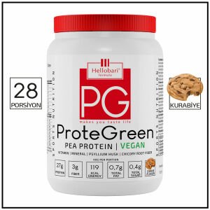Hellobari Formula Protegreen Vegan Bezelye Proteini Vitamin Mineral Kurabiye Aromalı 28 Porsiyon