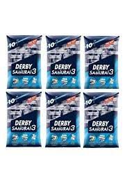 Derby Samurai3 Kullan At Tıraş Bıçağı 10'lu 6 Adet