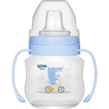Wee Baby PP Bardak Kulplu Akıtmaz 125 ml - Mavi