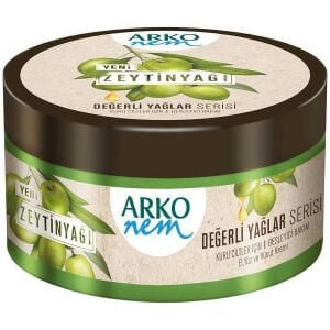 Arko Nem Değerli Yağlar Serisi Zeytinyağı Özlü Krem Kavanoz 250 ml