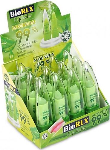 BioRLX Lip Balm Aloe Vera Renki 12'li