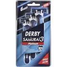 Derby Samurai 3 Bıçaklı Platinum 6 Adet