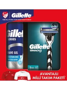 Gillette Mach 3 Makine 2Up+Series Jel 200 ml - 2020