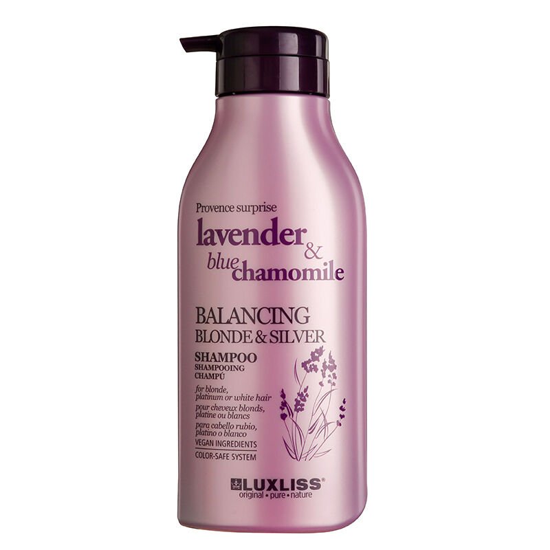 Luxliss Balancing Blonde Silver Lavender Blue Chamomile Şampuan 500 ml + Luxliss Saç Kremi 40 ml