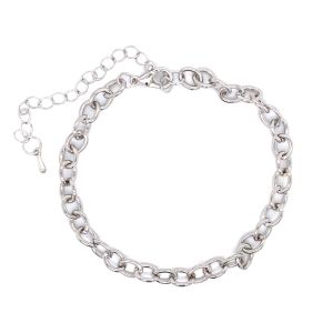 Chn-0193-18 Rodyum Bileklik Gümüş