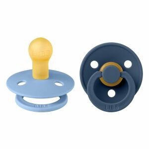 Bibs Colour Anatomik Kauçuk Emzik 6+ Ay -Baby Blue