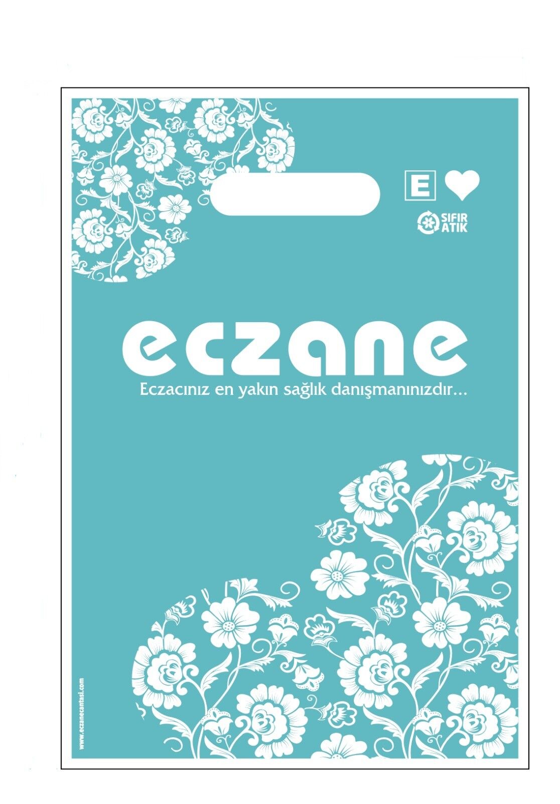 Premium Eczane Poşeti 22 cm x 32 cm 20 Kg 3600 Adet