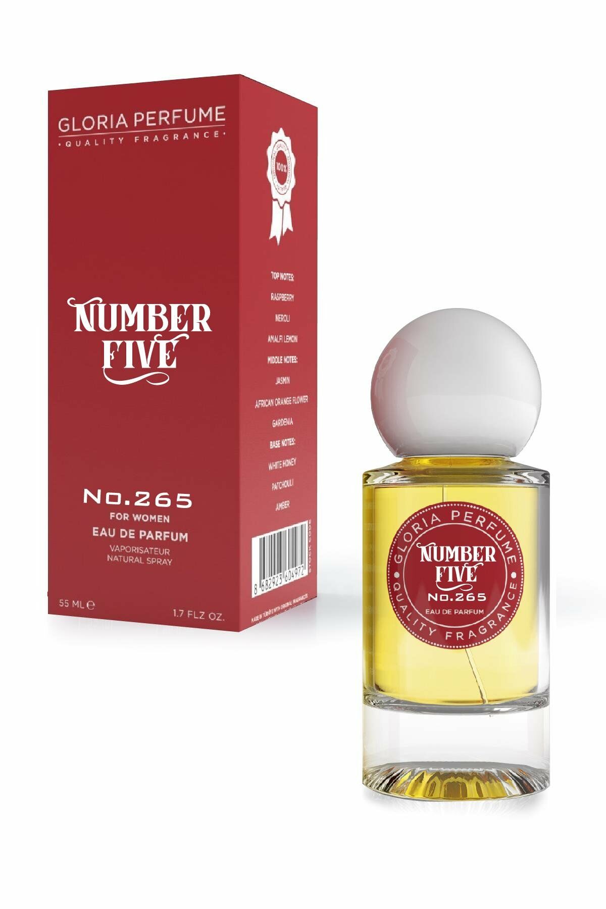Gloria Perfume Number Five Kadın Parfümü EDP 55 ml