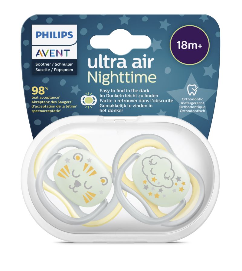 Philips Avent SCF37601 Ultra Air Gece Emziği 18+ Ay