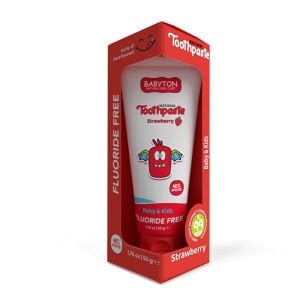 Babyton Baby And Kids Strawberry Natural Toothpaste 50 gr