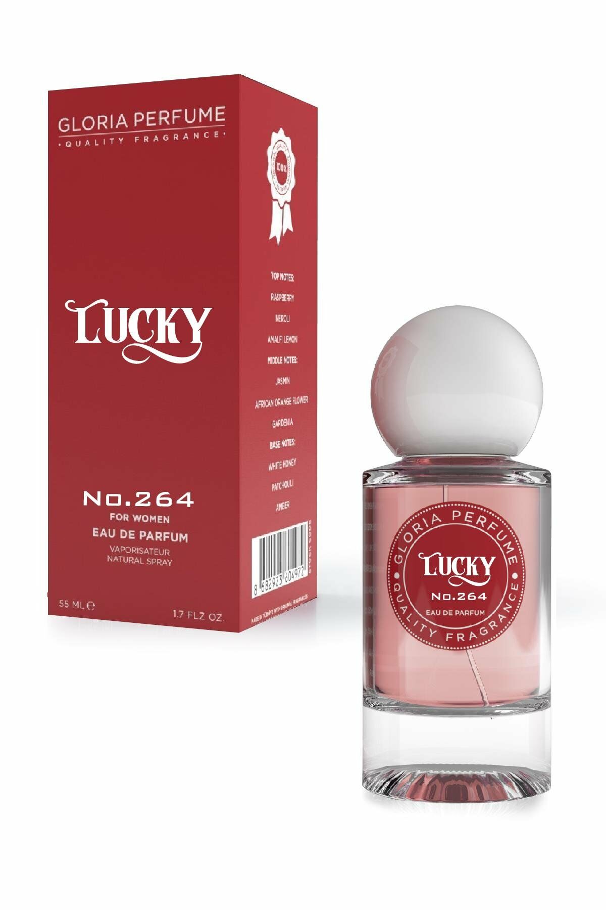 Gloria Perfume Lucky Kadın Parfümü EDP 55 ml