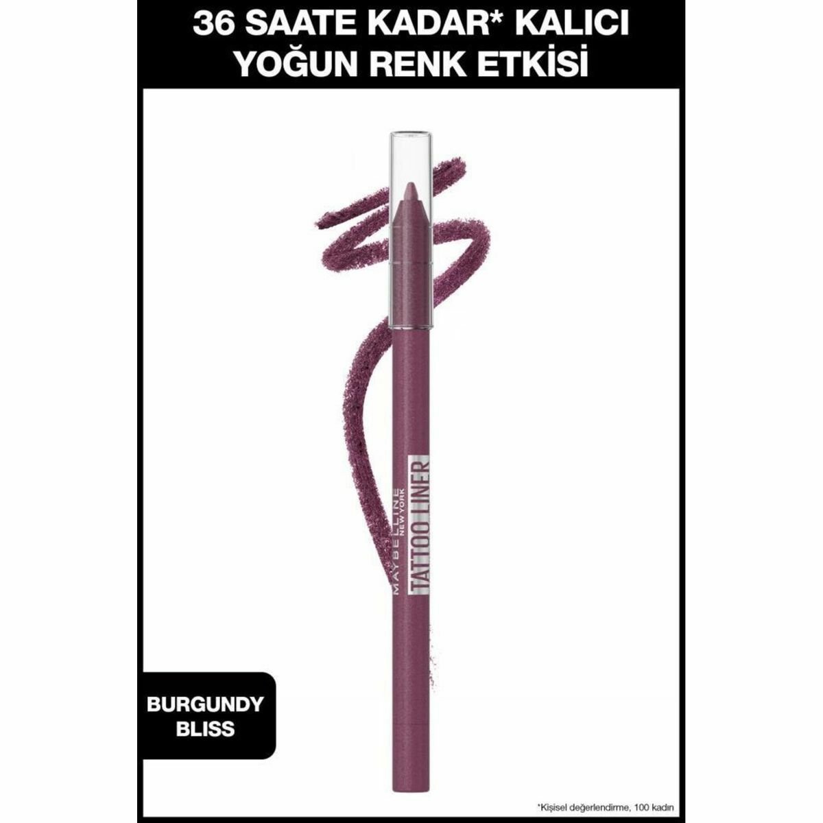 Maybelline New York Tattoo Liner Jel Göz Kalemi Burgundy Bliss