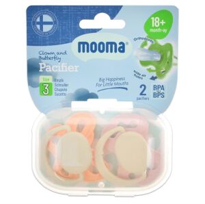 Mooma Pacifier Palyaço ve Kelebek Emzik No:3