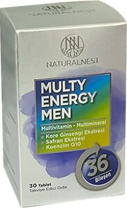 Naturalnest Multivitamin Men 30 Tablet - İkincisi %50 İndirimli