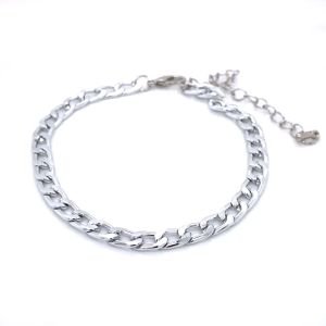 Chn-0193-8 Rodyum Bileklik Gümüş