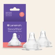 LANSINOH NATUREL WAVE BIBERON EMZIGI YAVAS AKIS