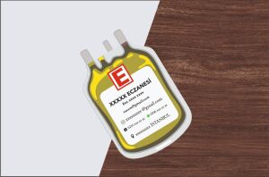 Eczane Magnet Pvc Poşet Serum İkonlu 1000 Adet