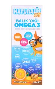 Naturalis Max Balık Yağı Omega 3 Şurup 150 ml
