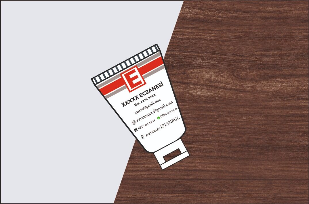 Eczane Magnet Tüp Krem İkonlu 1000 Adet