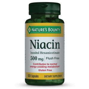 NATURES BOUNTY NIACIN 500 MG FLUSH FREE 50 CAP