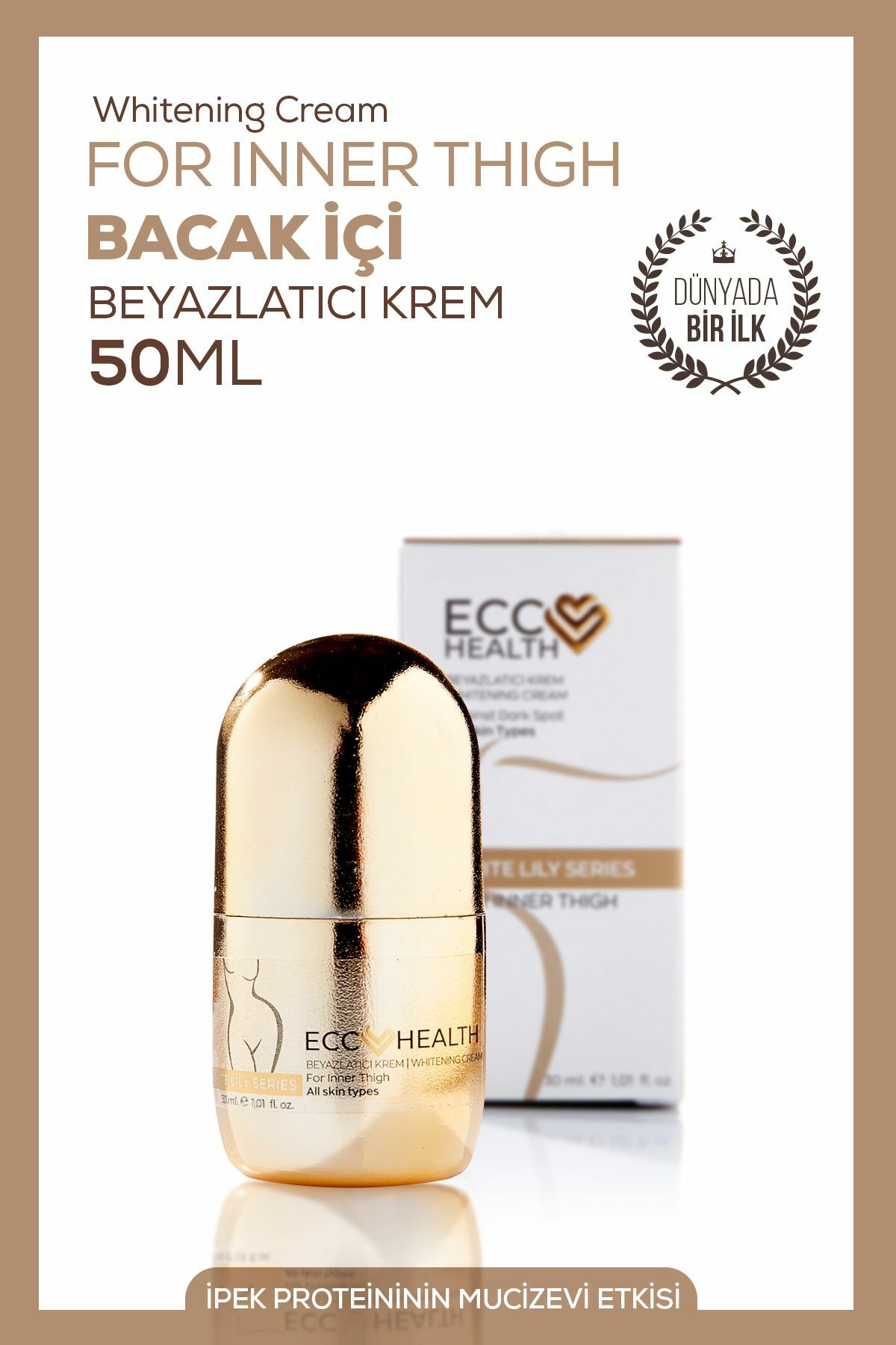 Ecc Health Bacak İçi Beyazlaştırıcı Roll On 50 ml