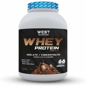 West Nutrition Whey Protein Tozu Complex İzole Konsantre 1980 gr 66 Servis