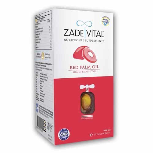 Zade Vital Kirmizi Palm Yagi Blis 30 Kap