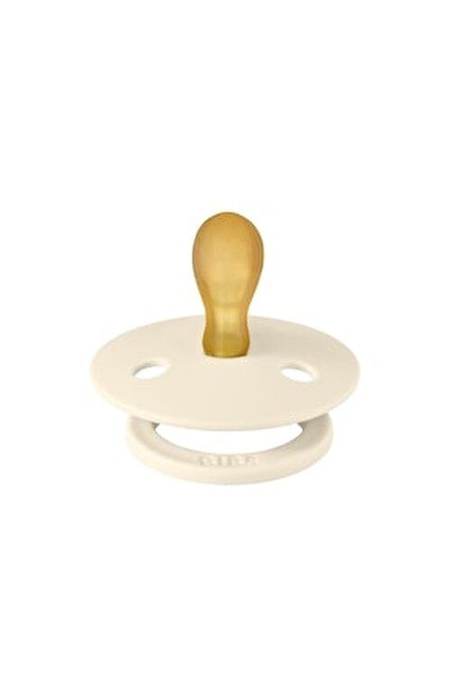 Bibs Colour Simetrik Kauçuk Emzik 0-6 Ay - Ivory