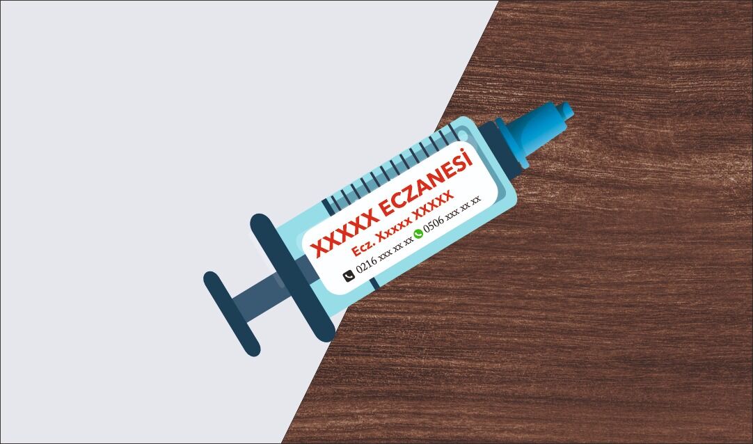 Eczane Magneti Enjektör İkonlu 1000 adet