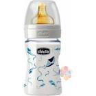 Chicco Nature Glass Cam Kauçuk Biberon 150 ml