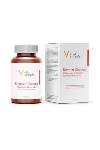 Vita Simple Kırmızı Ginseng İçeren Takviye Edici Gıda 60 Kapsül