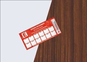 Dereceli Takvim Magnet 15x7 cm Eczanenize Özel 1000 Adet