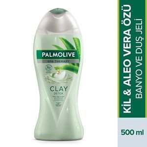 Palmolive Spa Therapy Clay Detox Kil ve Aloe Vera Özü Banyo ve Duş Jeli 500 ml