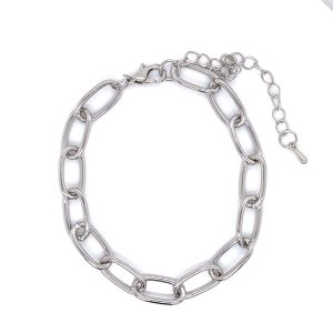 Chn-0193-26 Rodyum Bileklik Gümüş