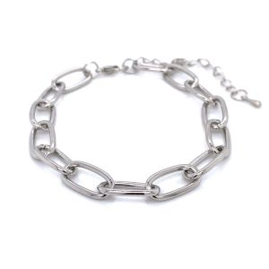 Chn-0193-26 Rodyum Bileklik Gümüş