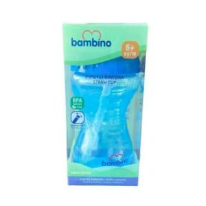 Bambino P6143 Pipetli Bardak 6+ Ay 300 ml - Mavi