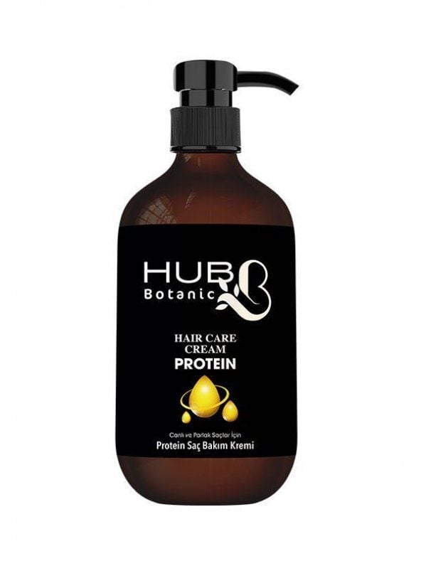 Hubb Botanic Protein İçerikli Silikonsuz Besleyici Saç Bakım Kremi 500 ml
